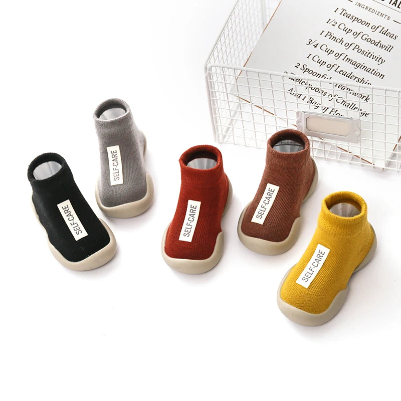 Krokusie - skarpetki z podeszwą